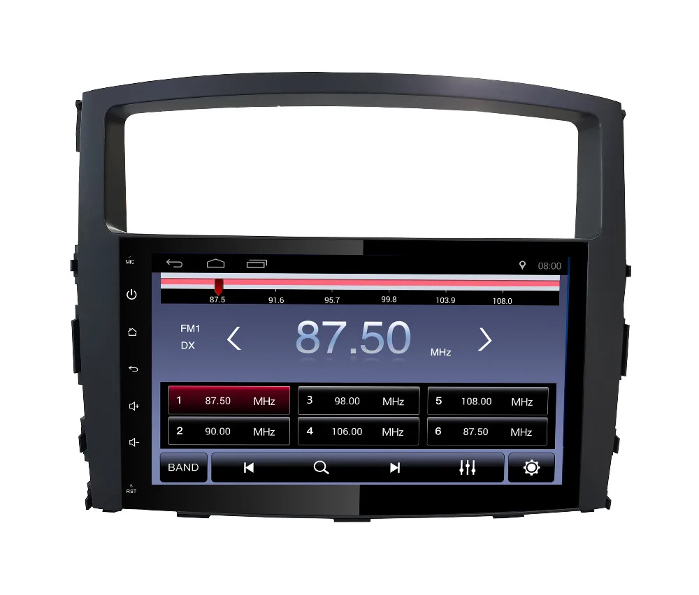 Excellent 2G RAM+16G ROM  9 inch Android 8.1 car dvd player for Mitsubishi Pajero car radio stereo gps navigation  Multimedia player 5