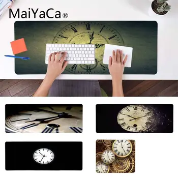 

MaiYaCa Boy Gift Pad Clock Time Anti-Slip Durable Silicone Computermats Durable Rubber Mouse Mat Pad Gaming Mouse Pad