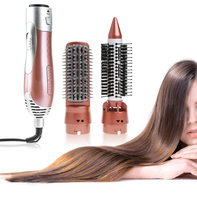 

KEMEI High Quality 2 in 1 Styling Tool Hair Dryer Curler Comb Salon Blower Multi-functional Electric Hair Modeling Set
