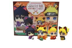 4 шт. японского аниме Наруто Узумаки Наруто Uzumaki Boruto Саске Хокаге GEM Lucky Cat 1/6 ПВХ фигурку Модель игрушечные лошадки Новый