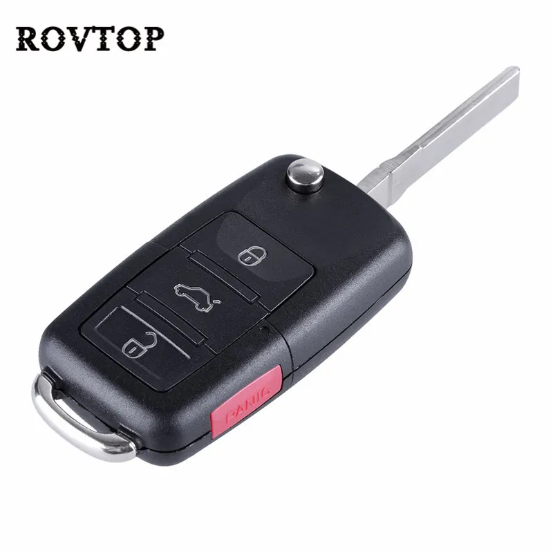 

2 3 Buttons Flip Folding Remote Car Key Case FOB Shell For VOLKSWAGEN MK4 for Passat Polo Golf Touran Bora Ibiza Leon Octavia