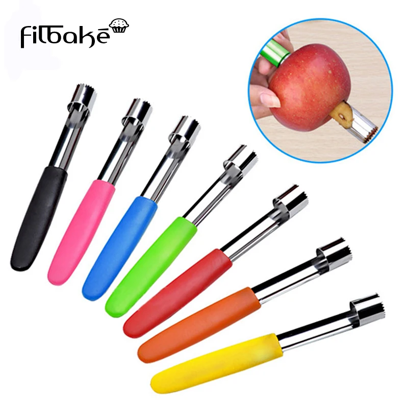 

FILBAKE Creative 1Pcs Stainless Easy Steel Twist Fruit Core Seed Remover Apple Corer Seeder Kitchen Gadgets Tools Portable