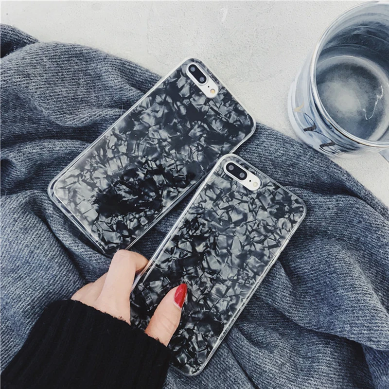 Hisomone Bing Shell Phone Case For iPhone 6 6S 7 8 Plus X Cute Lovely Soft TPU Back Cover For iPhone 7 8 6 6 S Plus X Coque Case