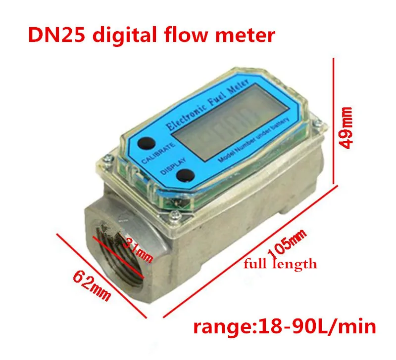 Цифровые расходомеры бензин мера caudalimetro расходомер plomeria насосные потока индикатор Датчик Счетчик DN40 G1.5