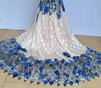 

African Lace Hot Sell Mesh 2015 New Arrival multi Color african cord Lace /guipure lace Fabrics french lace fabric02031B