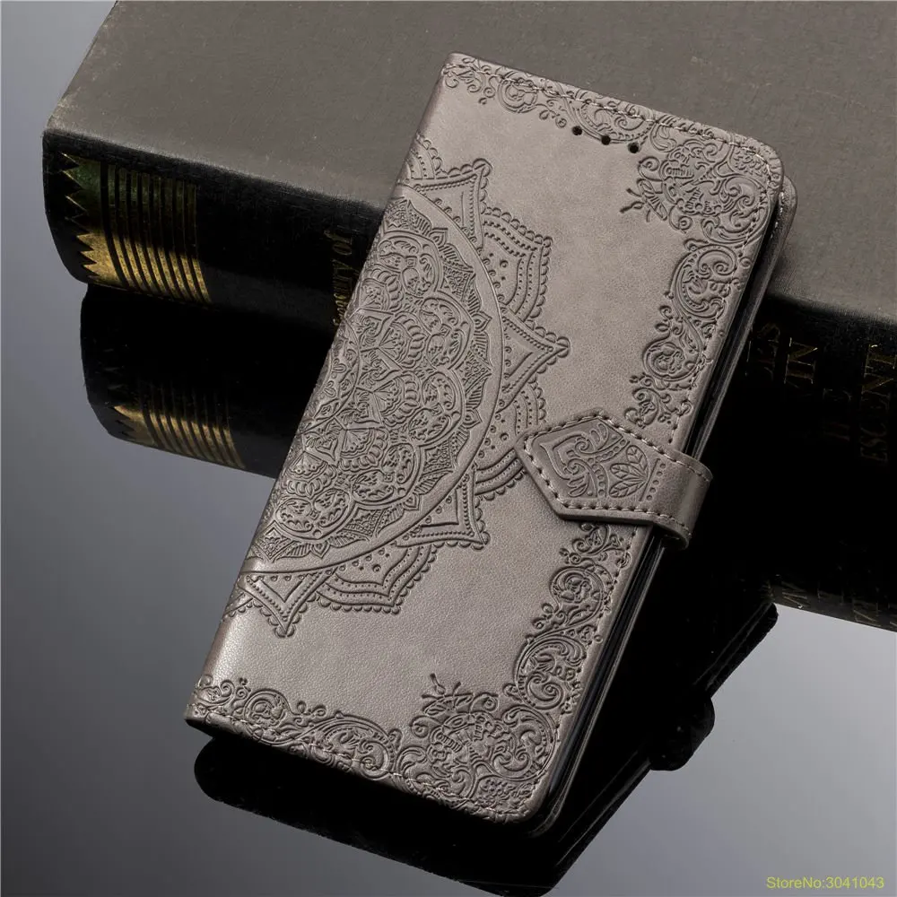 High Quality Mandala Pattern Wallet phone case For Samsung Galaxy J8 Plus 2018 M10 M20 stand Card Slot Cover cases fu'n⟚'s |