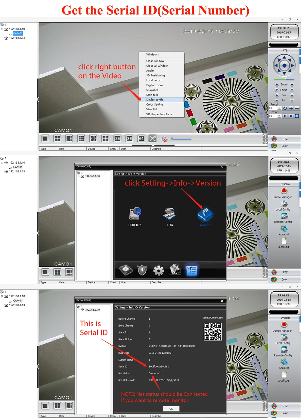 Serial Xmeye ip poe