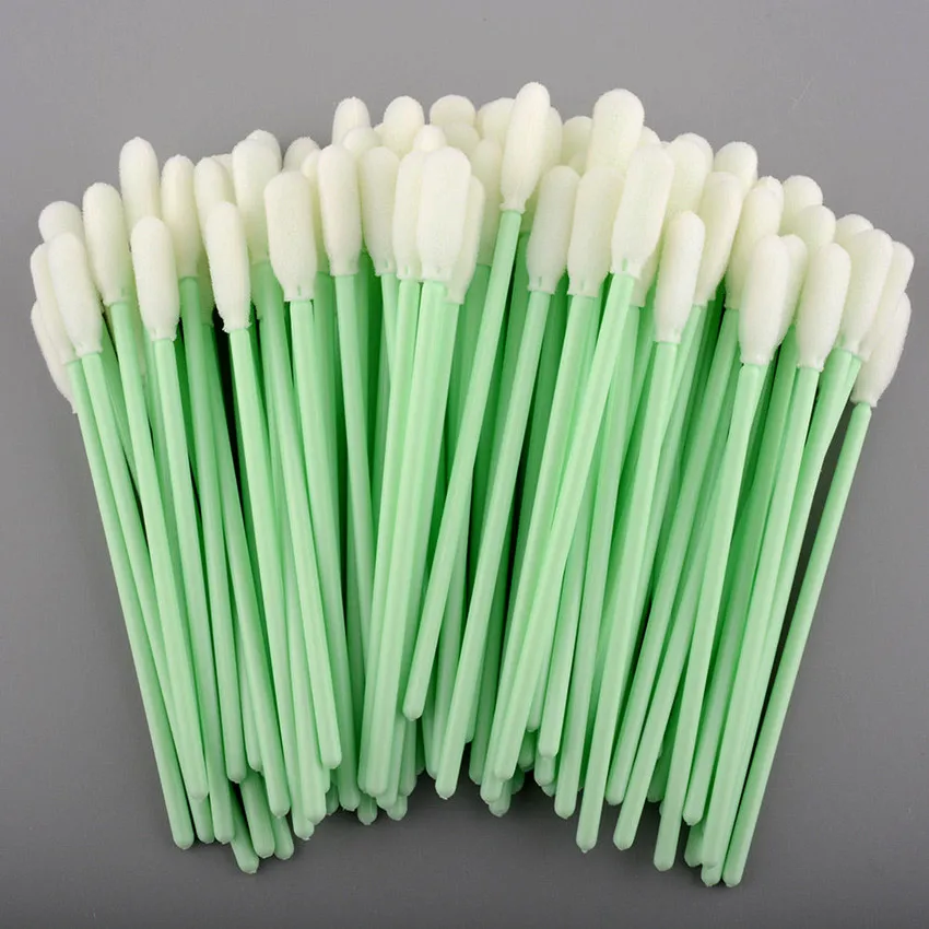 

(100 pcs/pack ) Foam Tipped Cleaning Swabs for Printer Electronics optical lens ( Swab with flexible tip paddle )