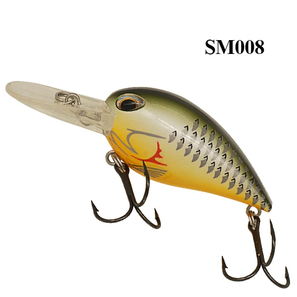 TAF Crank Bait 6,5 см 20 г рыболовные приманки плавающие 3-5 м Crankbait VMC крюк Isca искусственные ABS приманки из твердого пластика для ловли карпа - Цвет: SM008