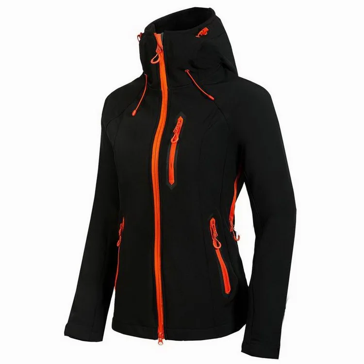 LoClimb Флисовая теплая флисовая Водонепроницаемая лыжная куртка для женщин для альпинизма, дождевик, пальто, походные куртки, AW075