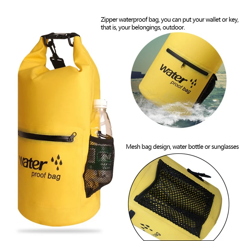 Плавающие водостойкие сухие сумки для мусорных мешков верхний мешок Каякинг рафтинг катание на лодке сухой Органайзер пляж хранилище для