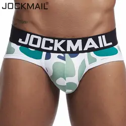 JOCKMAIL камуфляж Для мужчин нижнее белье хлопок Для мужчин мужские трусы Slip под Штаны Мягкие штаны U выпуклая сексуальные мужские трусы