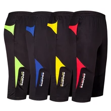 3/4 футбольные штаны Новые мужские штаны для езды, бега, фитнеса, впитывающие пот дышащие повседневные штаны