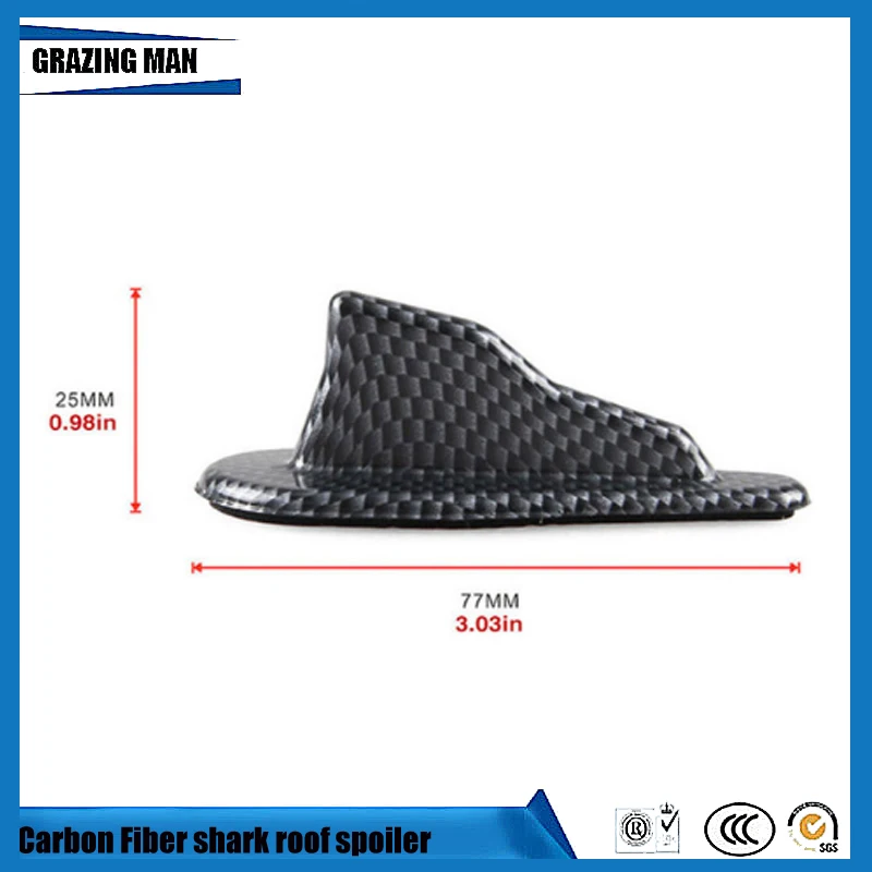 

Shark Fin Diffuser Vortex Generator Universal Car Roof Spoiler Bumper