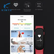 KINYO Популярные умный Браслет измерять кровяное давление мониторинг сна умный Браслет inco mi нг вызова re mi nder smart band pk mi группа