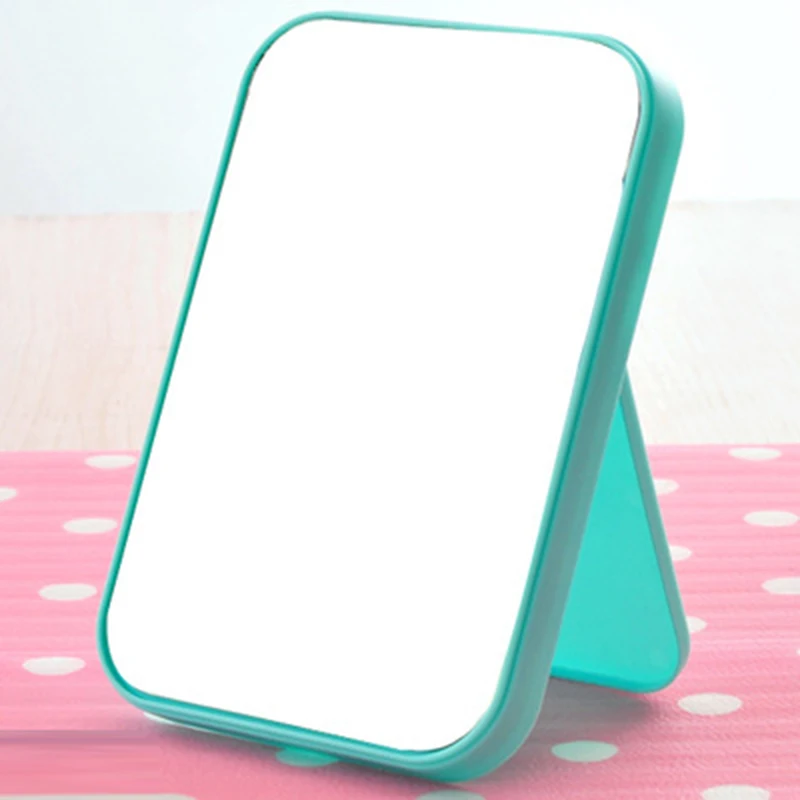 Fashion Square Folded Mirror Cute Portable Make Up Compact Mirror Girl