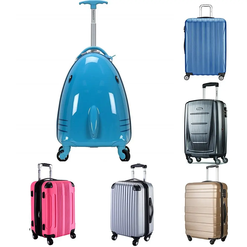 kids shark suitcase
