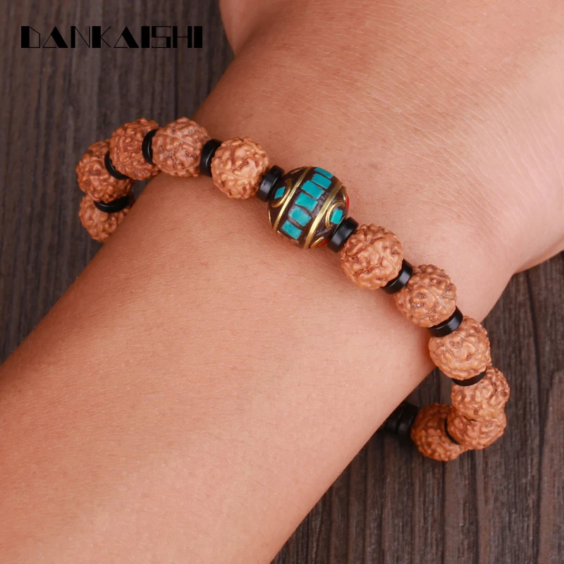 Dankaishi Handmade Copper Beads King Kong Bodhi Hand Strand Bracelets