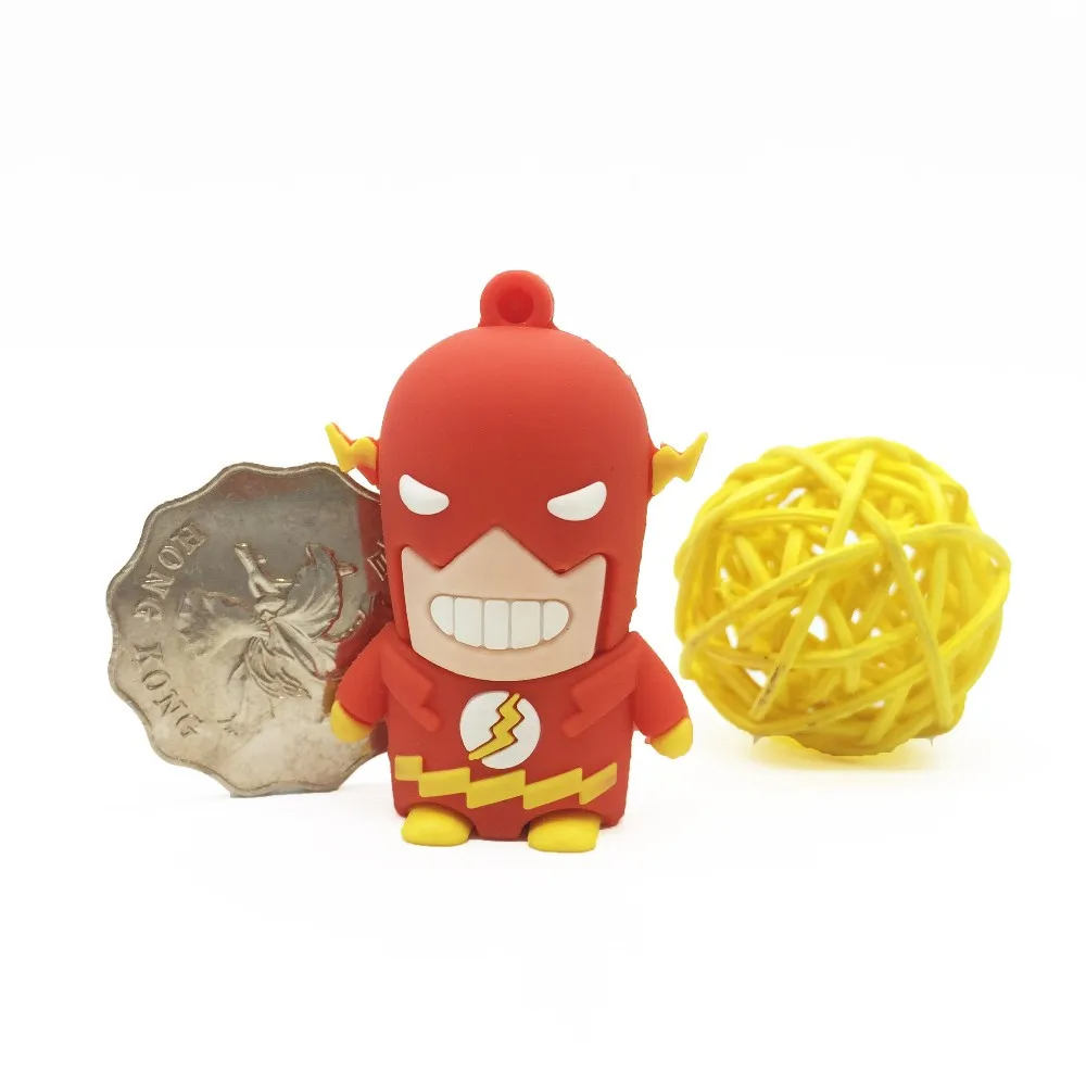 

USB Key USB Flash Drive Superhero Pendrive USB Flash Cartoon Light Man Drive 128GB 64GB 32GB 16GB 8GB 4GB Pen Drive Memory Stick