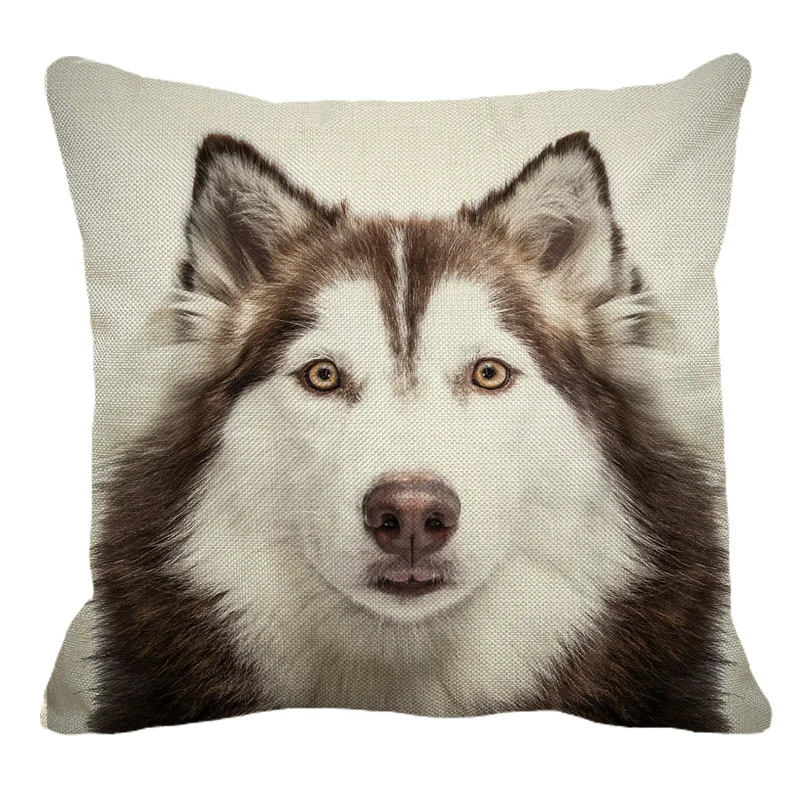 XUNYU 45 см x м животные Хаски милая собака белье украшения наволочка Чехлы для подушек диван талии подушки для домашнего декора подушки s