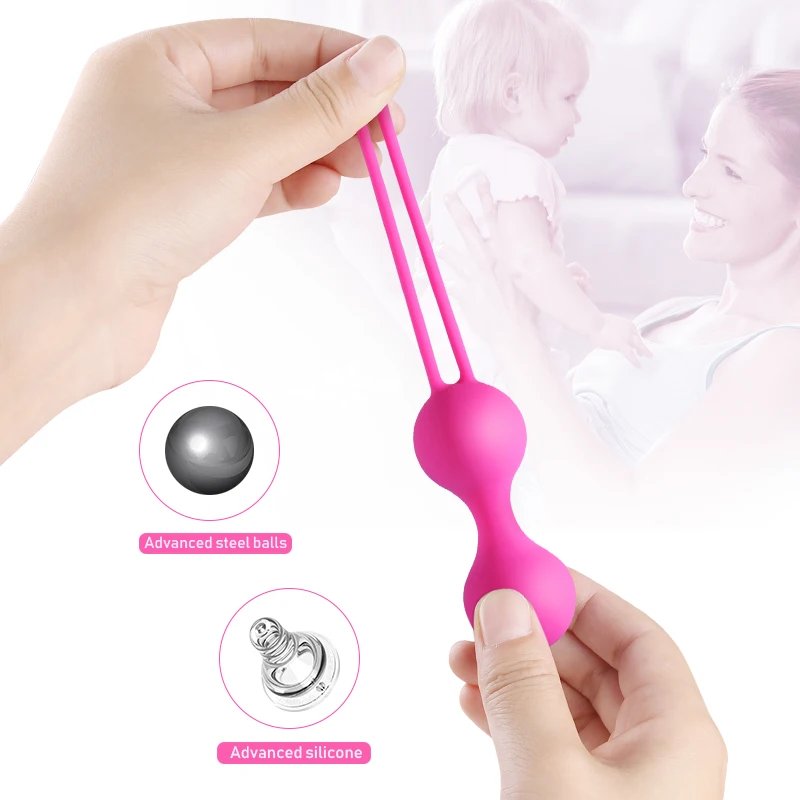 Silicone Ben Wa Ball Vagina Tighten Exercise Kegel Ball Sex Machine Geisha Ball Smart Love Ball Adult Product Sex Toys for Women