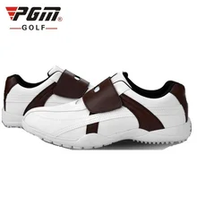 Pgm мужские легкие туфли для гольфа, мужские Нескользящие дышащие кроссовки для гольфа, мягкая кожа, амортизирующая обувь# B2255