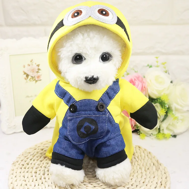 

Hot Winter Dog Coats Cotton Wear Autumn Jackets Cosplay Costume With Cap Chihuahua Pets Coats Small Pets Clothes Free Shipping