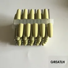 50 шт. стоматологическая силиконовая резина полировальные Diamond полировочные боры 2,35 мм Цвет: желтый