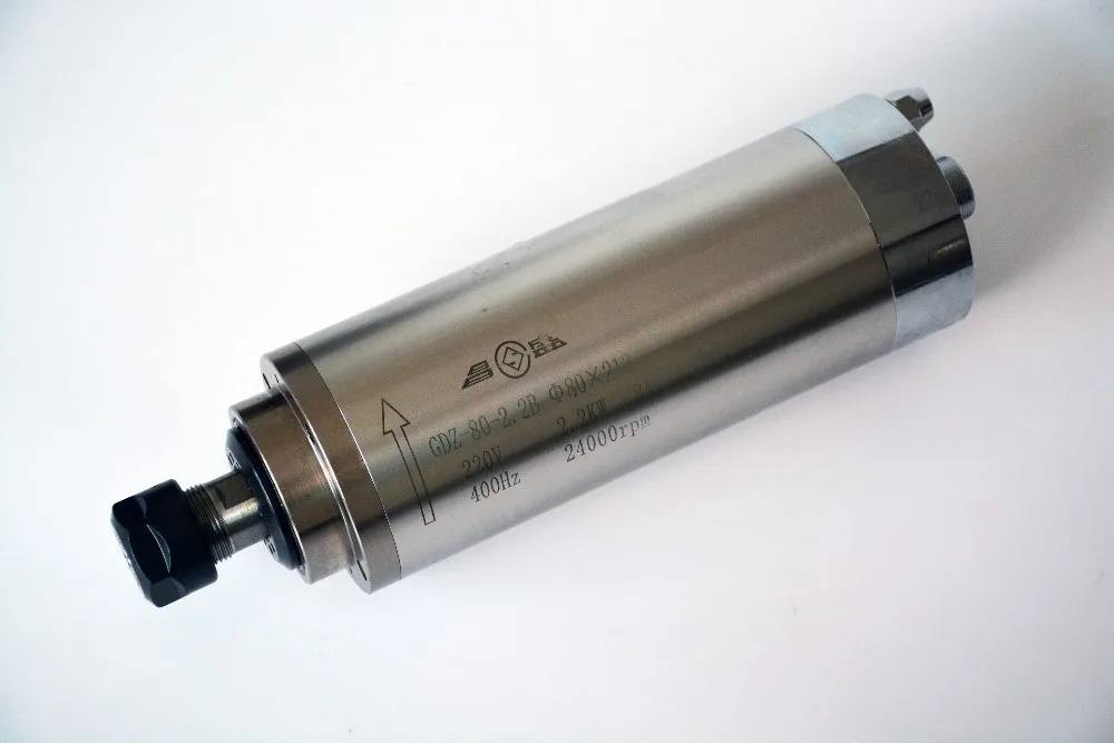 шпиндель с водяным охлаждением 2. 5 квт с водяным охлаждением. шпиндель для чпу jy 80-2,2j из китая с водяным охлаждением. 2 квт с водяным охлаждением. 2 квт.