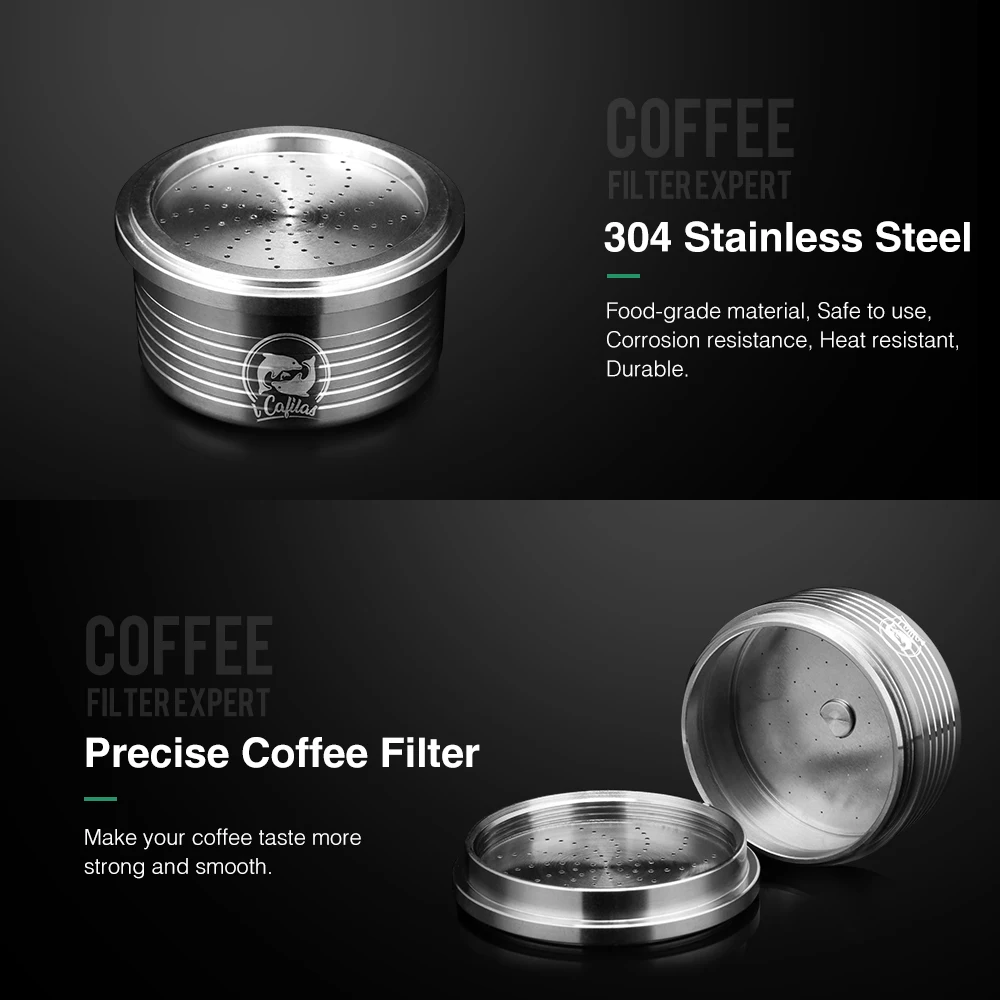  2019 New Compatible Coffee Machine/Espresso Capsule For Lavazza Reusable Coffee Capsule Refillable 