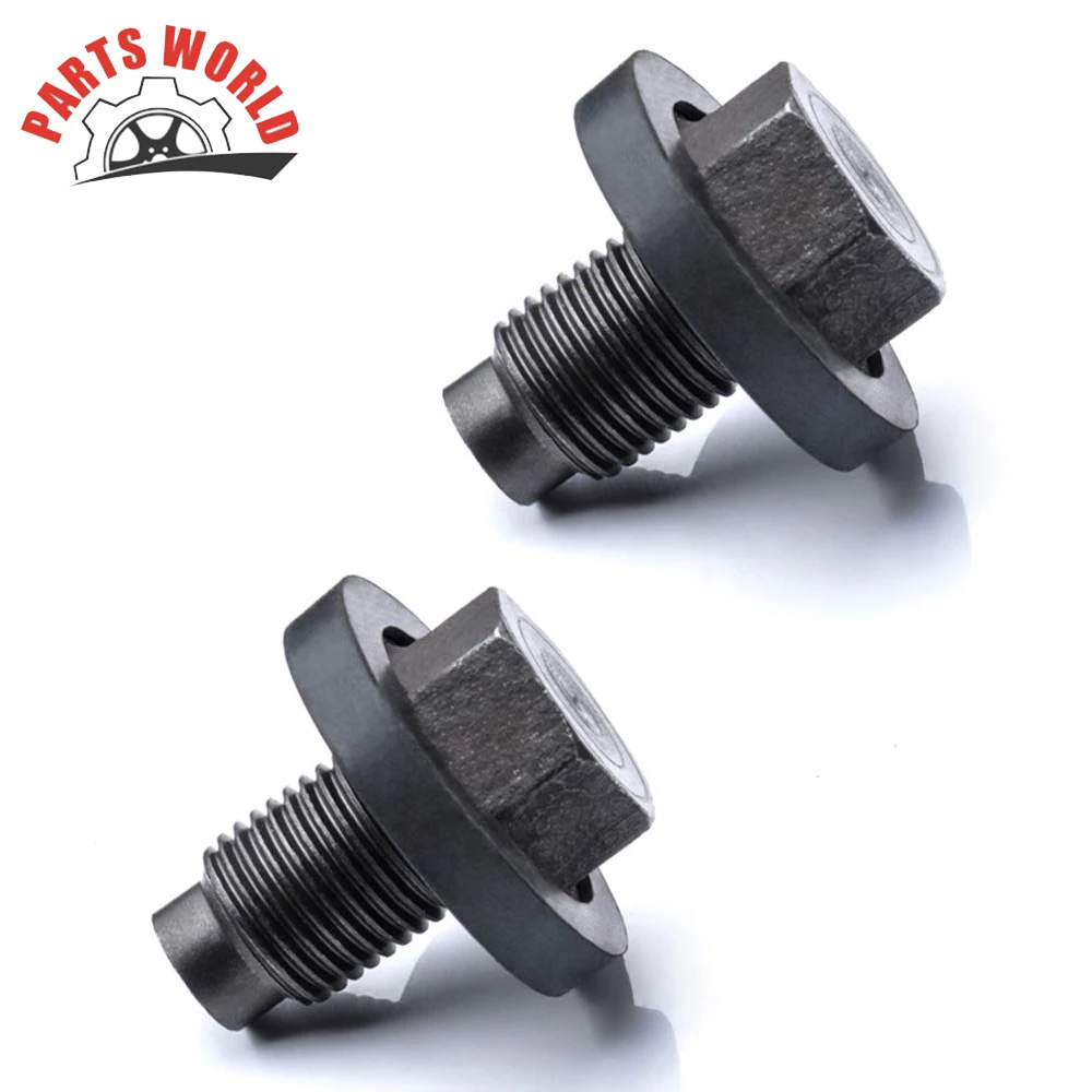 

Oil Drain Plug for Mitsubishi Eclipse 1998-1999 New Yorker Replace OEM 6035417 Pack of 2