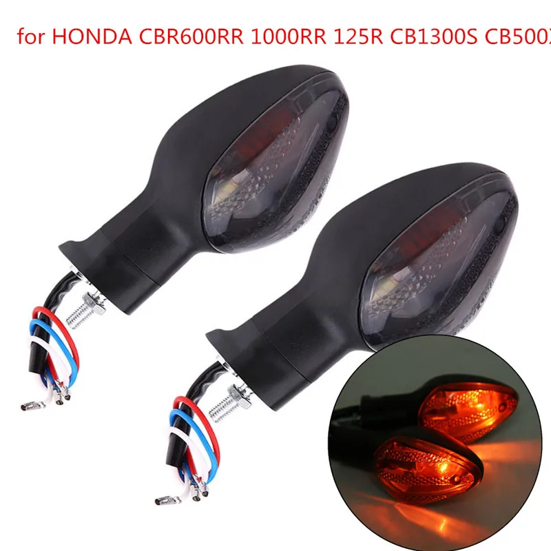 

Motorcycles Turn Signal Light Lamp Bulb Indicator shockproof Fit for HONDA CBR600RR 1000RR 125R CB1300S CB500X