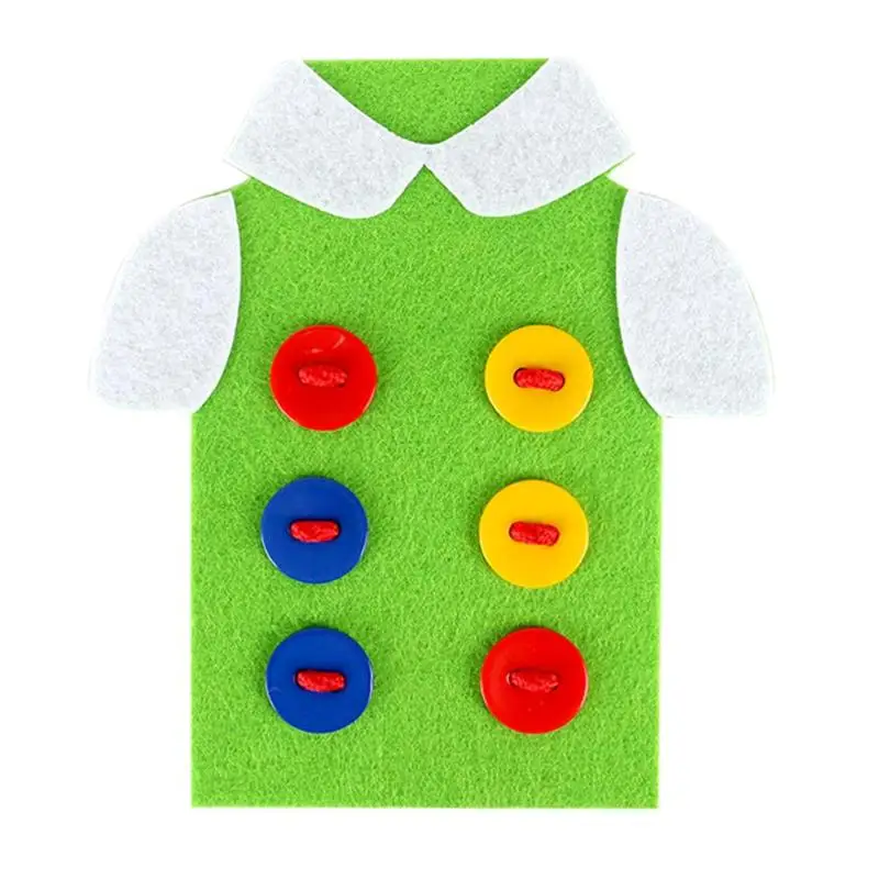 Дети поделки ручной работы одежда игрушка Творческие дети резьбы швейные кнопки Ассамблея мультфильм Пазлы обучения ребенка развивающие