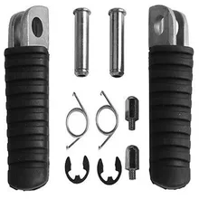 Motorcycle Front Footrests Foot Pegs For 2008-2011 09 10 For KAWASAKI EX250J EX250 NINJA ZX9R 94-97 Z1000 Z750 03-06 ZZR1100 Motorcycle Front Footrests Foot Pegs For 2008-2011 09 10 For KAWASAKI EX250J EX250 NINJA ZX9R 94-97 Z1000 Z750 03-06 ZZR1100