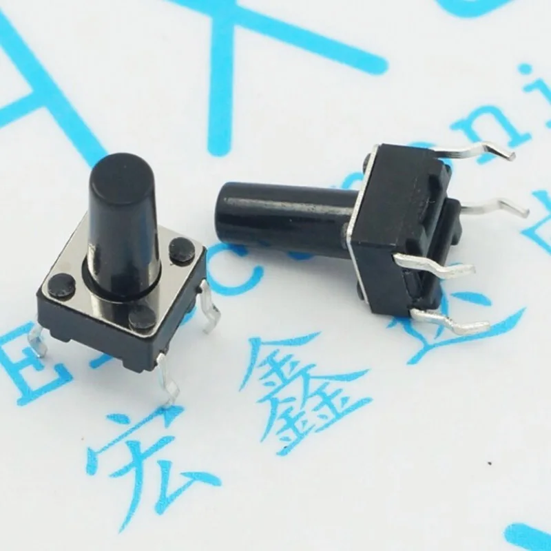 

6 * * 10 mm pins touch DIP switches Light touch button factory direct sale