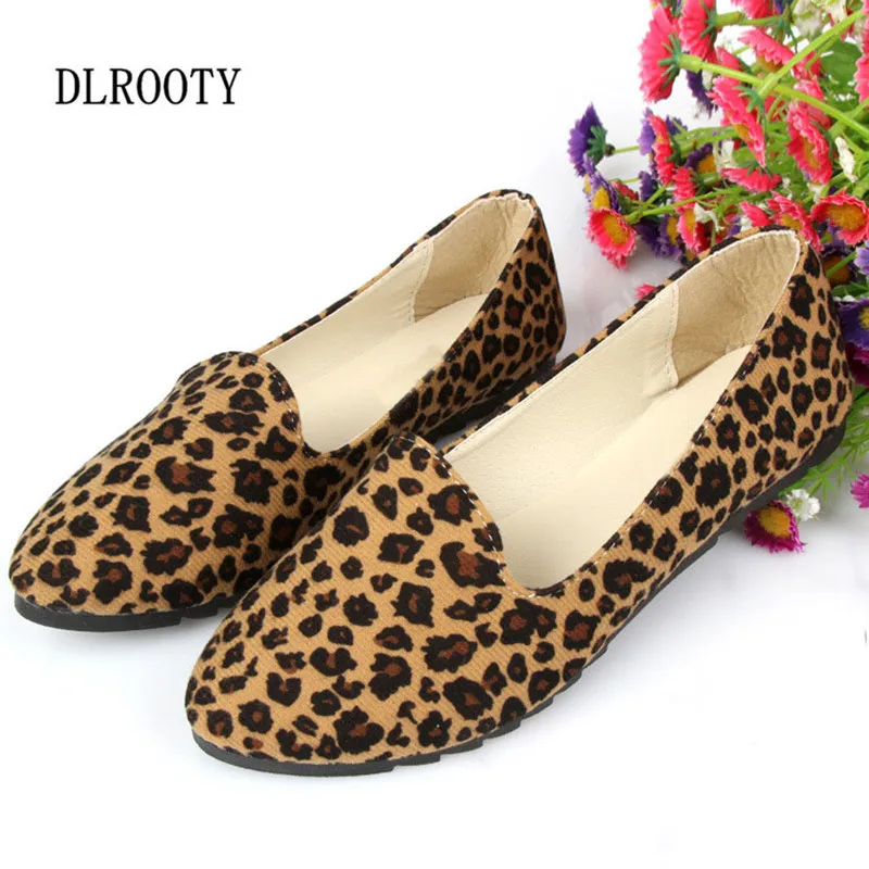 Big Size Women Flats Shoes Woman Loafers 2018 Summer Autumn Fashion Leopard Flat Casual Shoes Women Shallow Plus Size 36-41 Big Size Women Flats Shoes Woman Loafers 2018 Summer Autumn Fashion Leopard Flat Casual Shoes Women Shallow Plus Size 36-41
