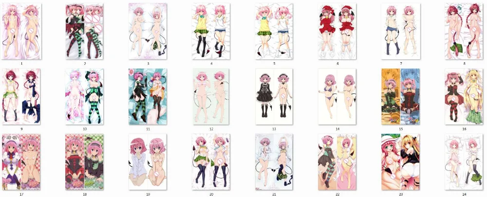 Наволочка для подушки to love ru с аниме персонажами сексуальной девушкой МОМО велей