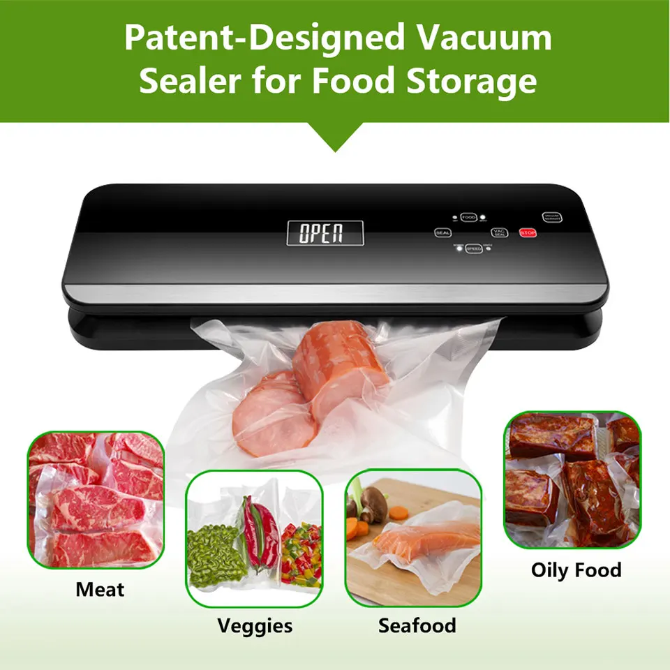 Sistema de Vedação de ar para a Conservação de Alimentos Aferidor do Vácuo Automático com Starter Laimeng Vácuo Compacto Totalmente Laboratório Testado S261 Kit 4 Cheap Selantes de alimentos a vácuo