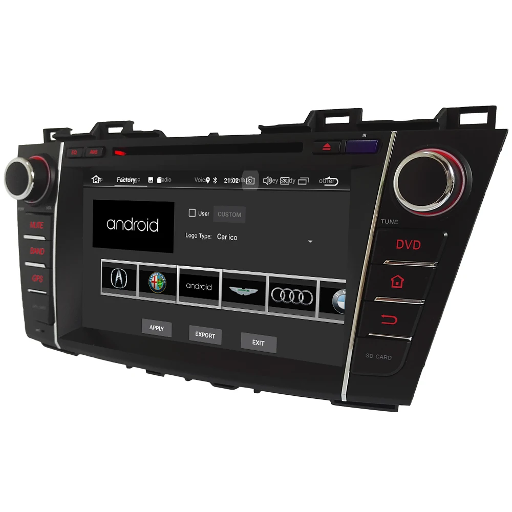 Sale 8" Octa Core 4G Android 8.1 4GB RAM 64GB ROM Car DVD Multimedia Player Radio Head Unit GPS Glonass For Mazda 5 Premacy 2007-2013 2