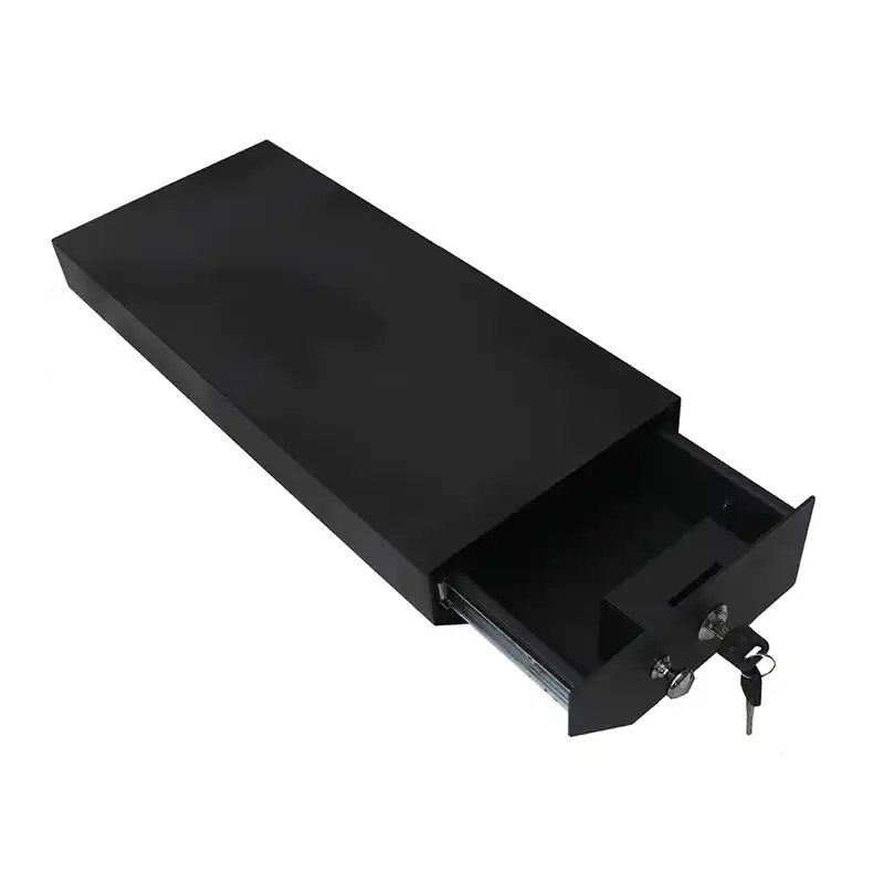 Steel Locking Key Car Safes Box Portable Box Valuables Money Jewelry