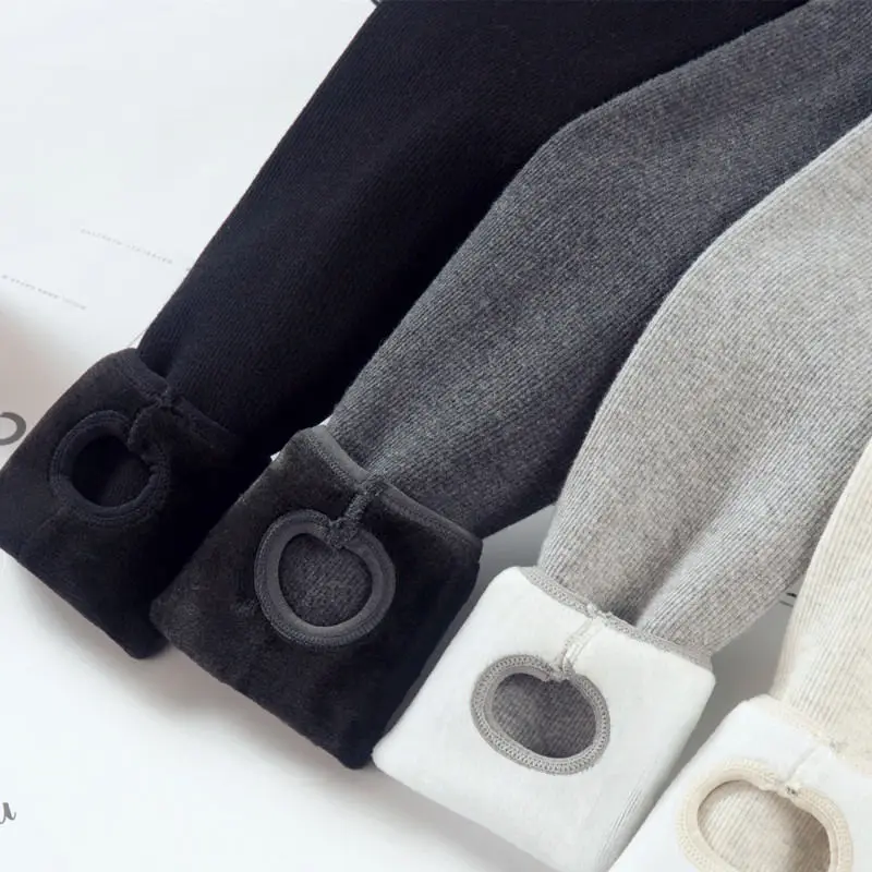 Tanie Jesień zima ciepłe legginsy damskie spodnie zagęścić aksamitne legginsy z wysokim stanem kobiety super elastyczna Slim zimowe leginsy Q772