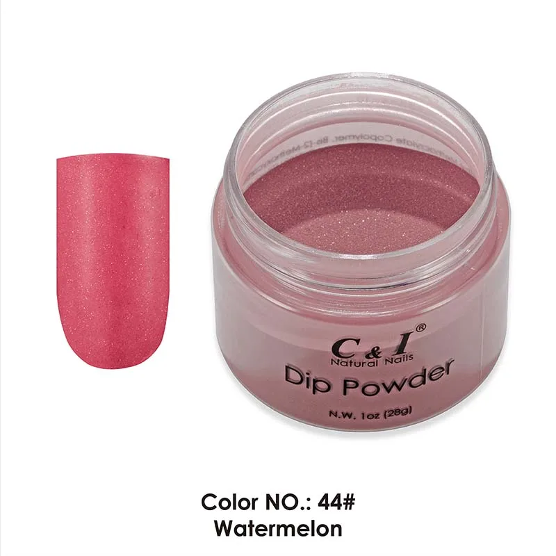 C& I Dip Powder, color#30-#60, цвет ногтей, эффект геля для ногтей, 28 г - Цвет: 44