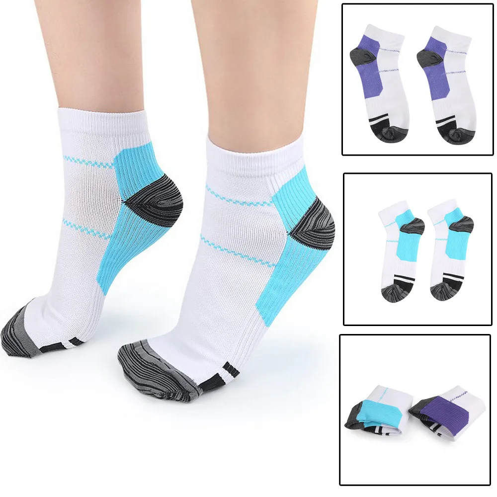 Sports Short Socks Tube Elastic Compression Meias Breathable Sweat