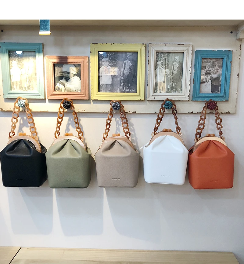 bolsa feminina corrente ombro mensageiro sacos sorvete