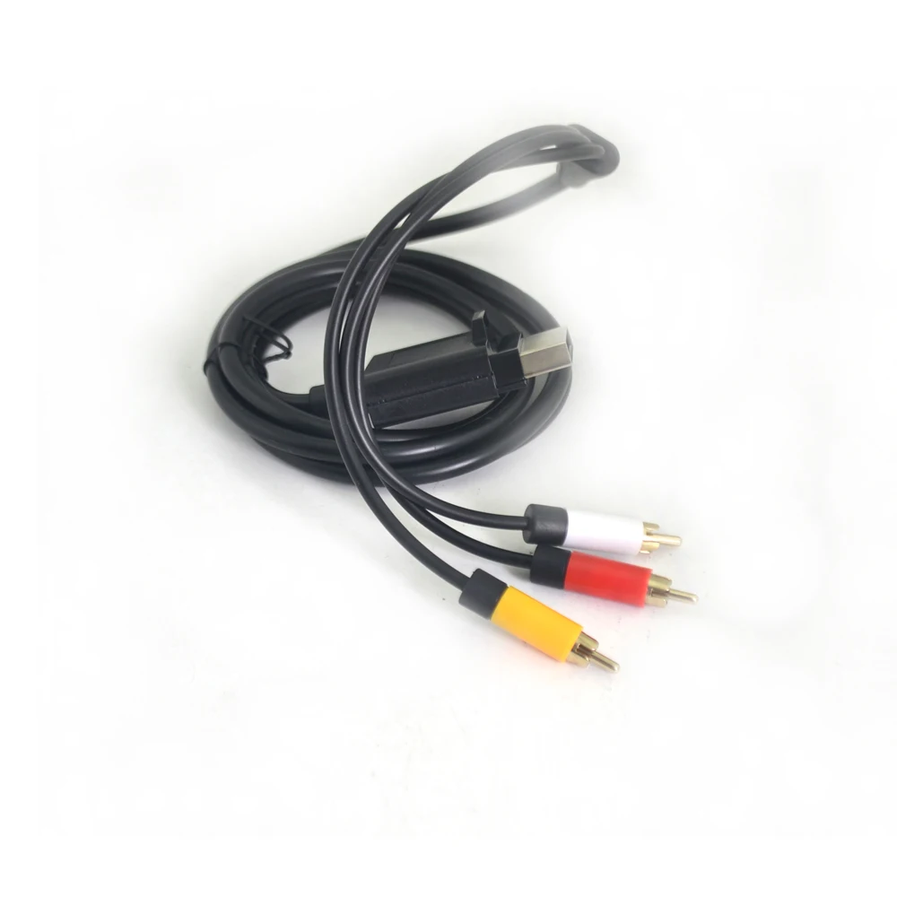  10 pcs un sacco 1.8 M/6ft Componente VGA Cavo Audio Cavo di Filo di Linea HD VGA Cavo AV & 2RCA per