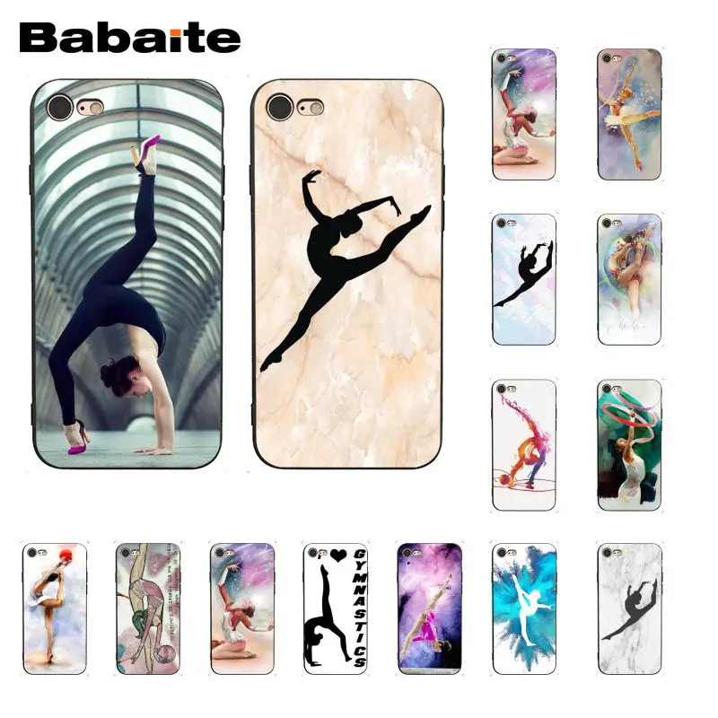 

Babaite Love Gymnastics Oil Painting Phone Case Cover for iphone 11 Pro 11Pro Max 6S 6plus 7 7plus 8 8Plus X Xs MAX 5 5S XR
