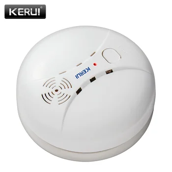 

315/433MHz Wireless Smoke Detector Fire Sensor For GSM WIFI Security Home alarm system Auto Dial alarm Systems