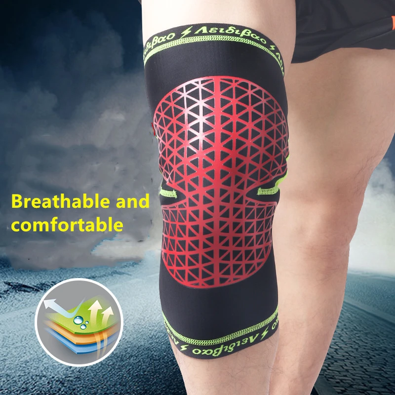 1 قطعة Crashproof الركبة منصات العسل ضغط طويل الساق كم الساق تدفئة دعم هدفين ل كرة السلة الكرة الطائرة البالغين الشباب