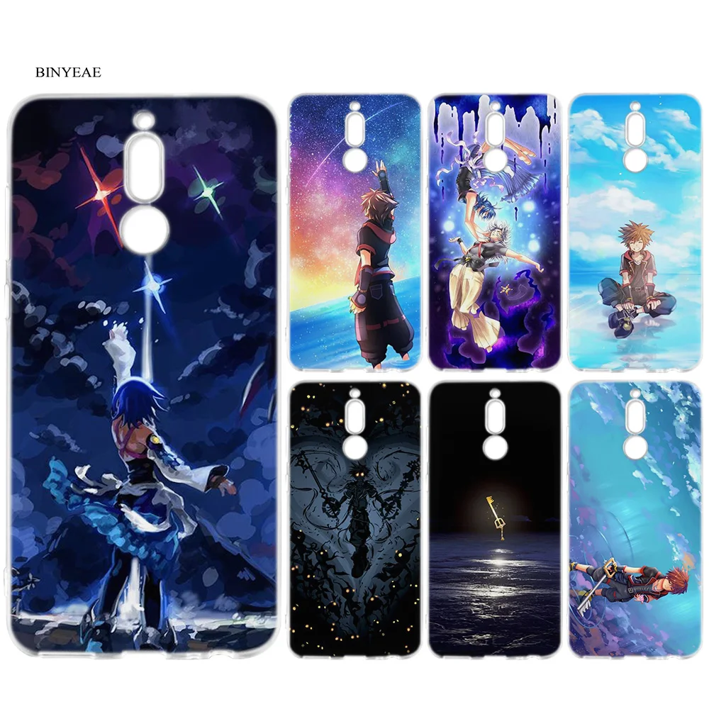 

Anime Kingdom Hearts Dark Print Soft Case for Huawei P30 P20 P10 P9 P Smart Plus 2019 Mate 20 10 Nova 4e Lite Pro Cover Fundas