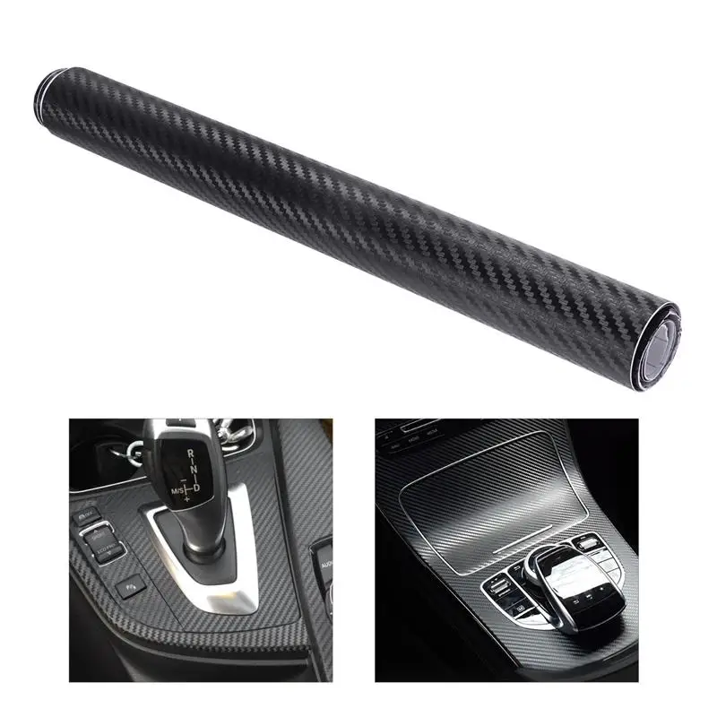 

WINOMO 3D Carbon Fiber Wrap Roll DIY Sticker for Car Auto Vehicle Decor 30x127cm (Black)